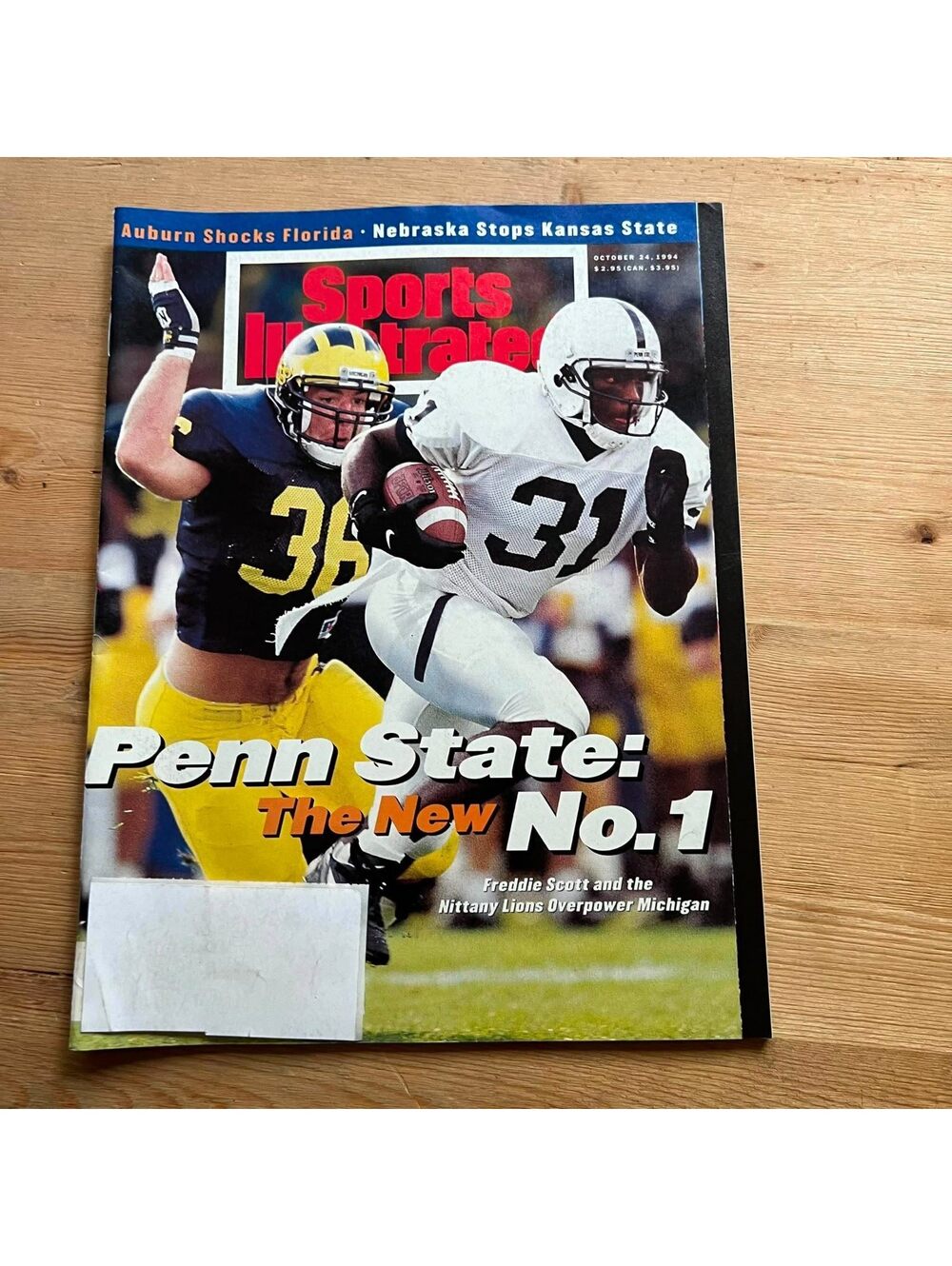 Sports Illustrated Penn State: The New No.1 October 24, 1994 Magazine BK03